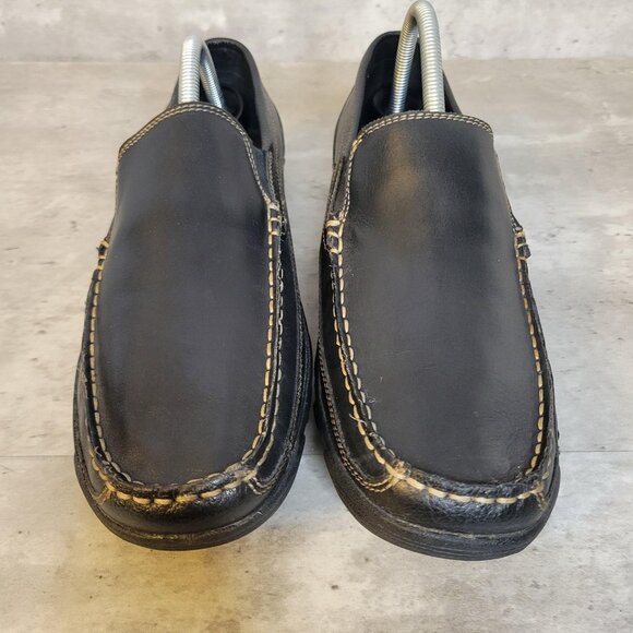 G.H. Bass Shoes Mens Size 10 Leather Slip On Loafers Comfort Casual Driving - Picture 2 of 11